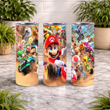 Mario Kart 20 OZ Wrap Mockup