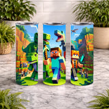 Minecraft Adventure 4 20 OZ Wrap Mockup