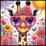 Floral Giraffe 2 20 OZ Sublimation Wrap