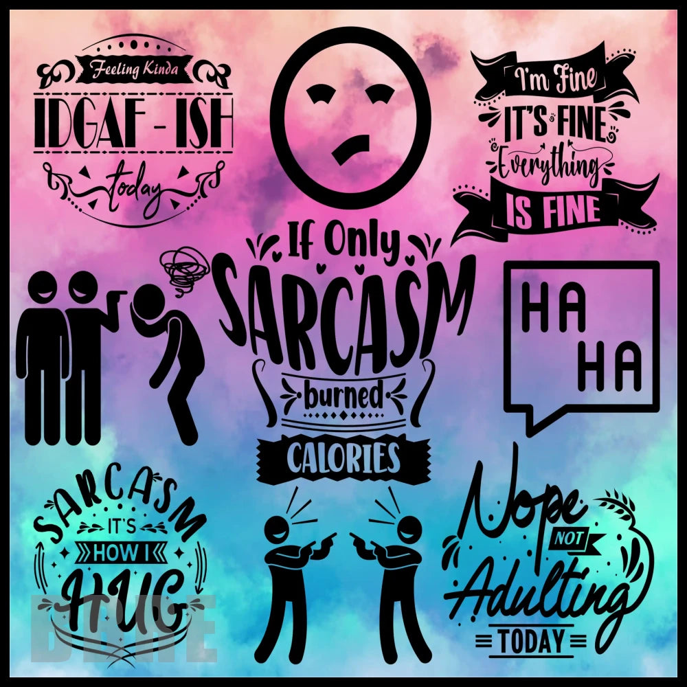Sarcastic Quotes 20 OZ Sublimation Wrap