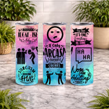 Sarcastic Quotes 20 OZ Wrap Mockup