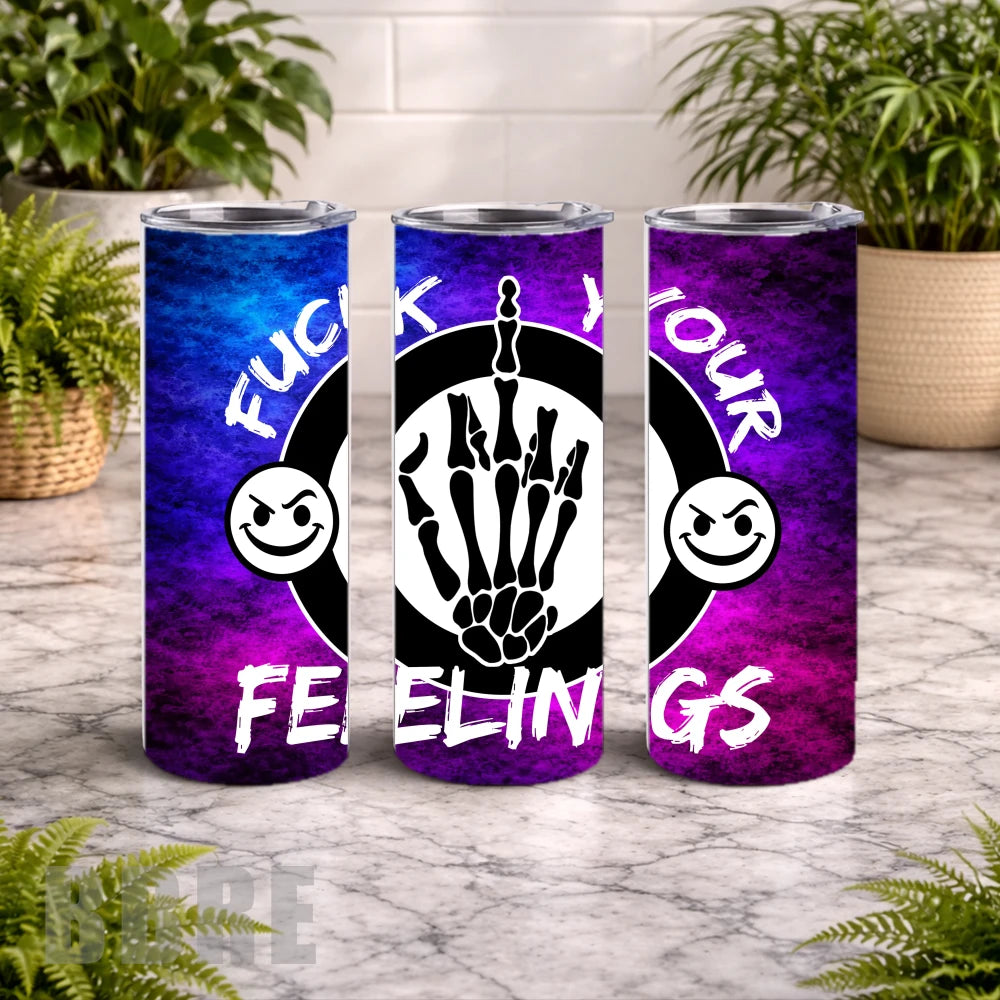 Skeleton Gesture 20 OZ Wrap Mockup