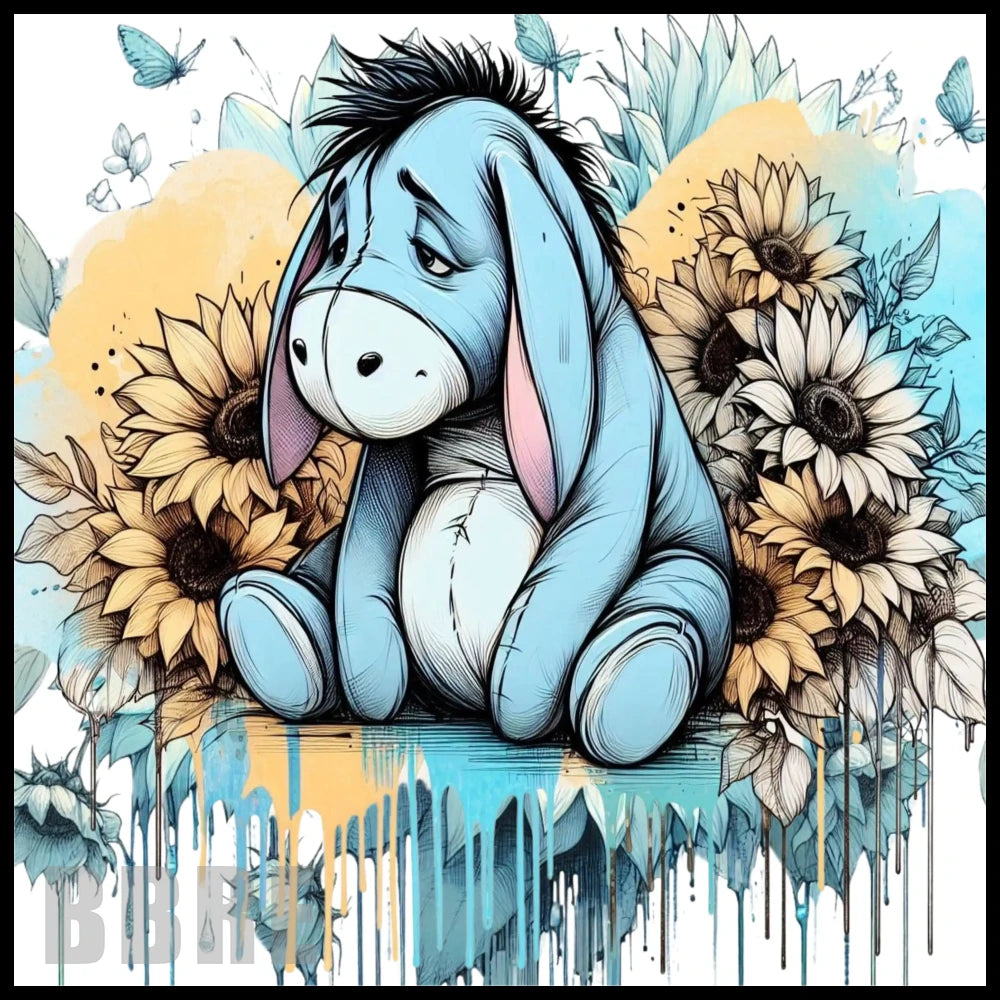 Eeyore Sunflowers 20 OZ Sublimation Wrap