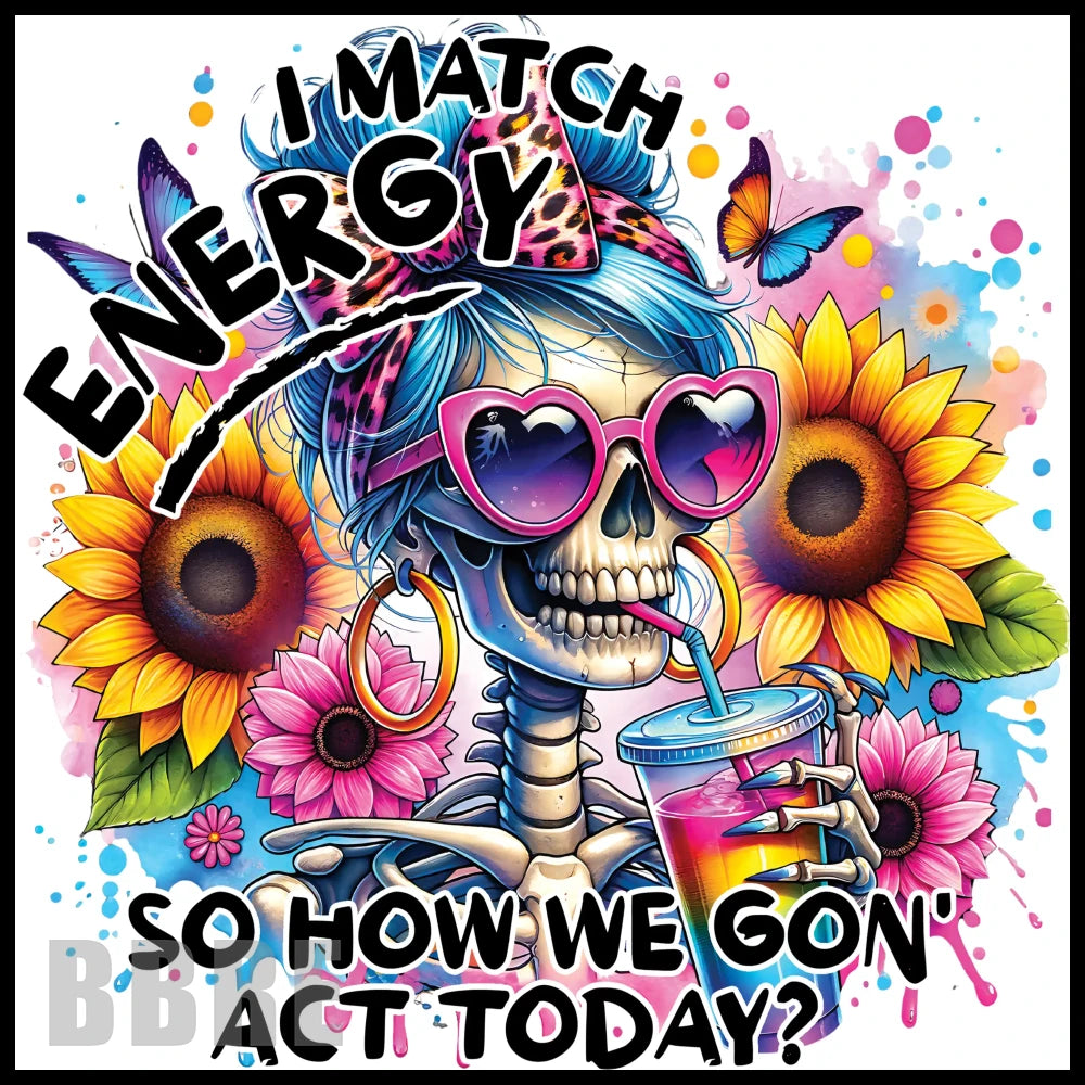 Energy Skeleton 20 OZ Sublimation Wrap