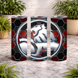 Lion Emblem 20 OZ Wrap Mockup