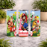 Nintendo Adventure 20 OZ Wrap Mockup