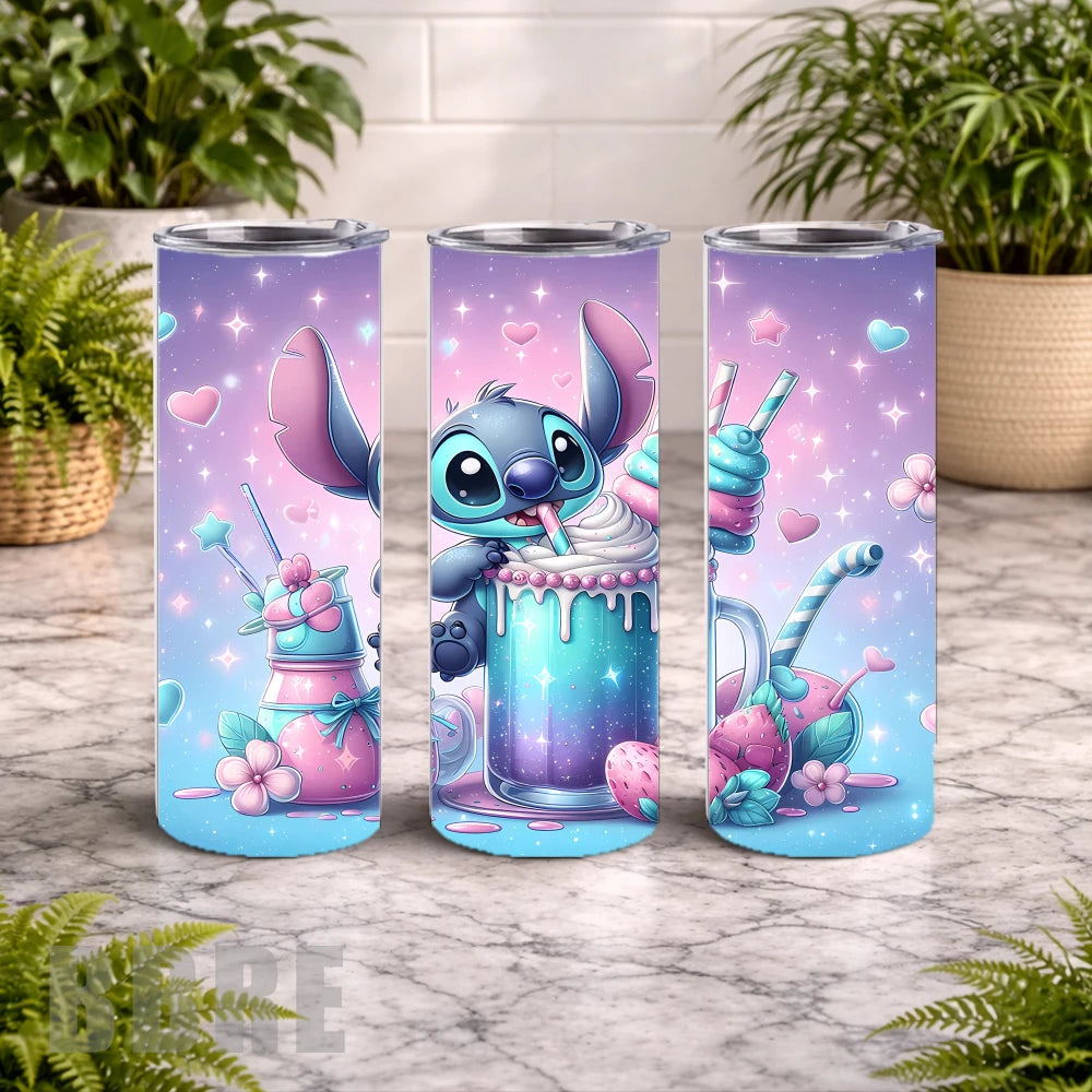 Cute Alien 20 OZ Wrap Mockup