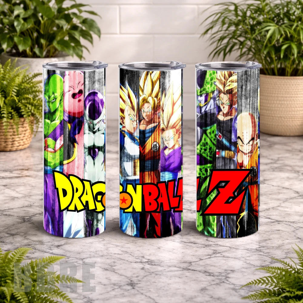 Dragon Ball 20 OZ Wrap Mockup