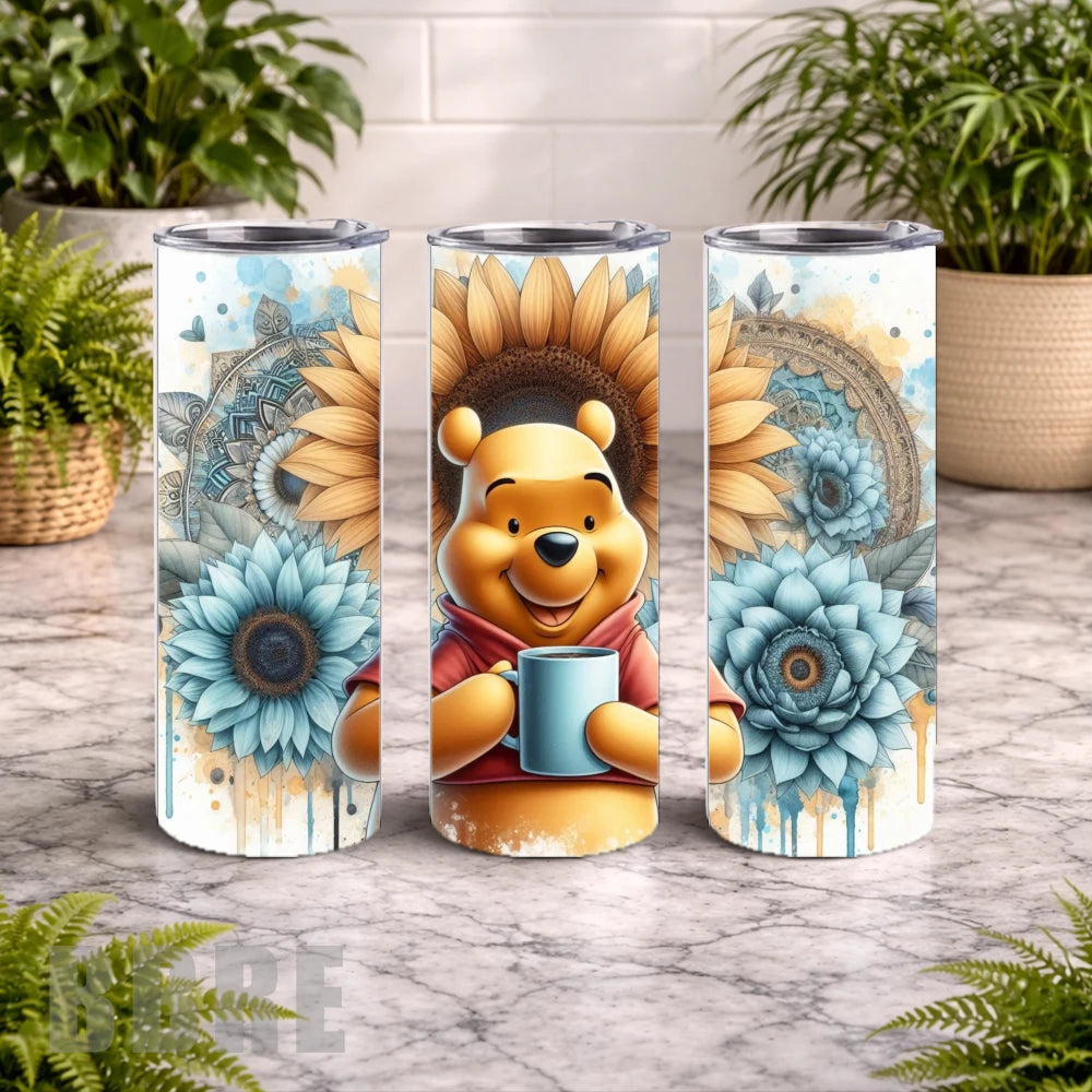 Sunny Pooh 20 OZ Wrap Mockup