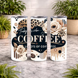 Coffee Vibes 20 OZ Wrap Mockup
