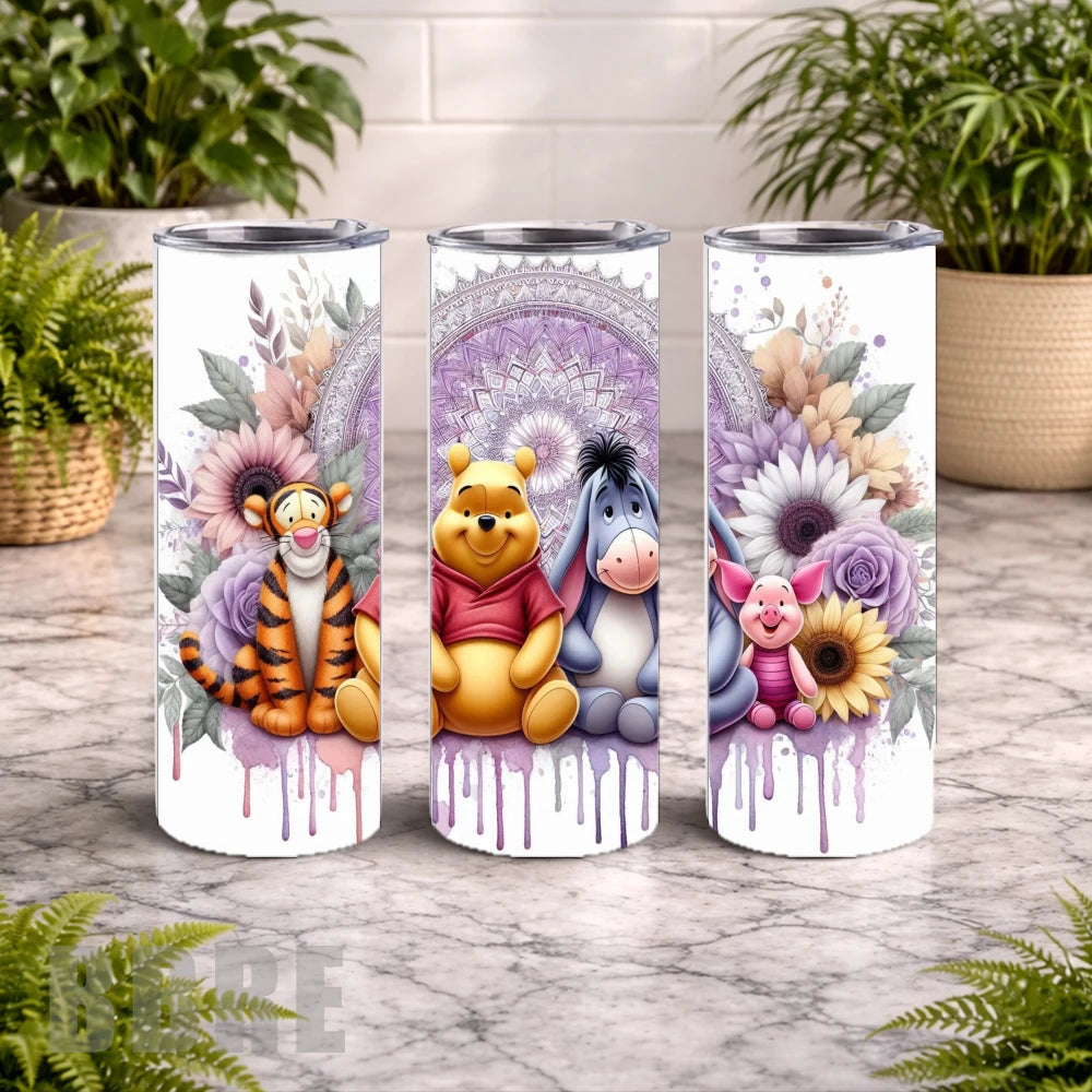 Winnie Friends 2 20 OZ Wrap Mockup