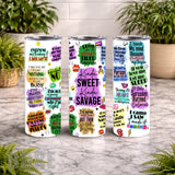 Sassy Quotes 20 OZ Wrap Mockup
