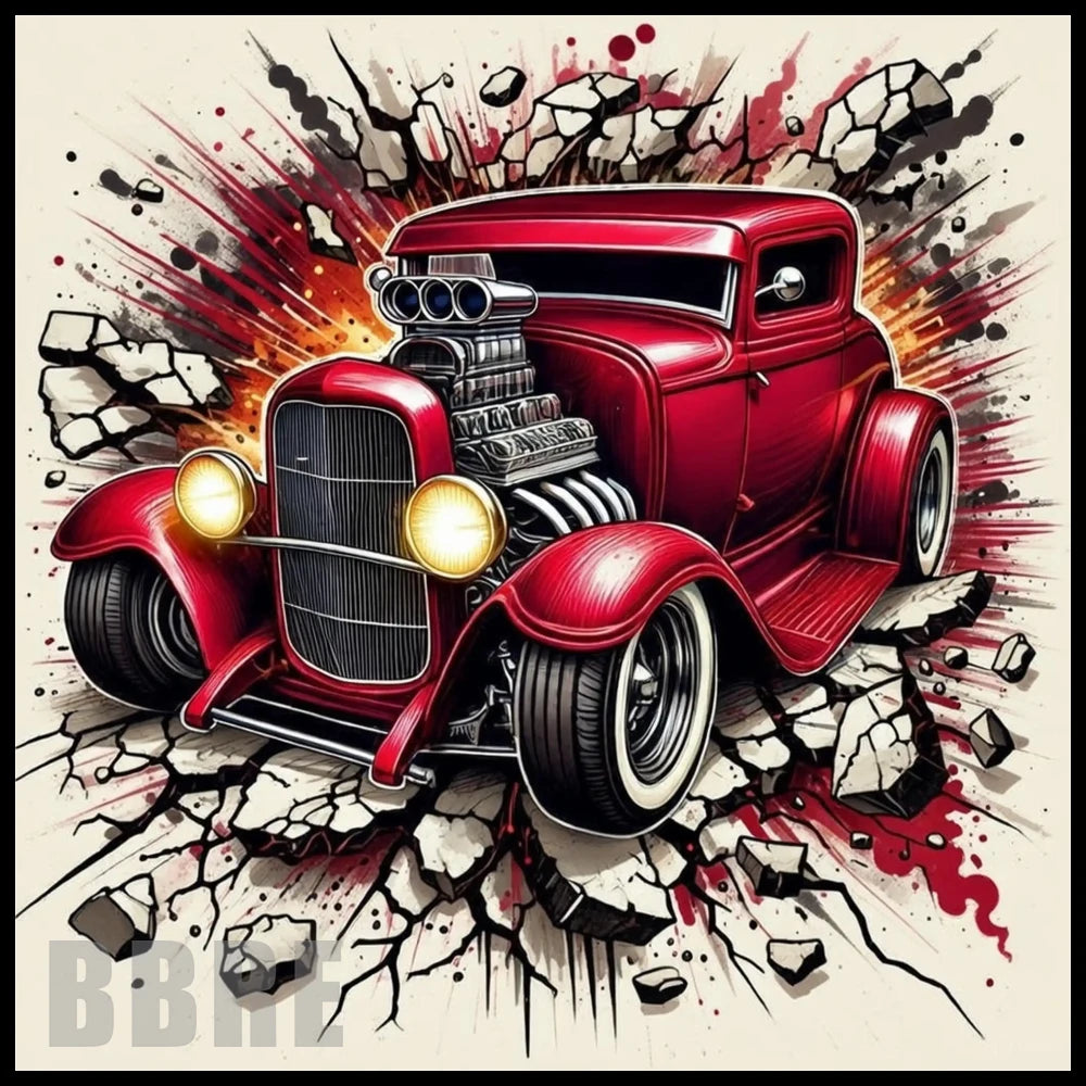 Red Hot Rod 20 OZ Sublimation Wrap
