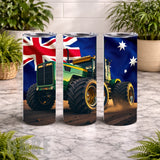 Tractor Flag 20 OZ Wrap Mockup