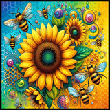 Bee Blossom 4 20 OZ Sublimation Wrap