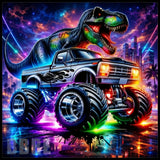 Dino Truck 20 OZ Sublimation Wrap