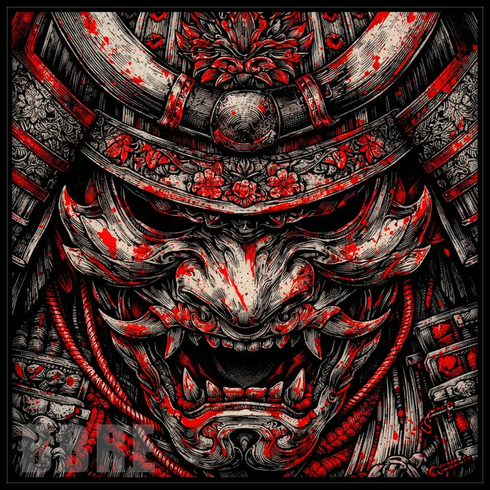 Samurai Mask 20 OZ Sublimation Wrap