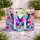 Butterfly Blossom 15 20 OZ Wrap Mockup