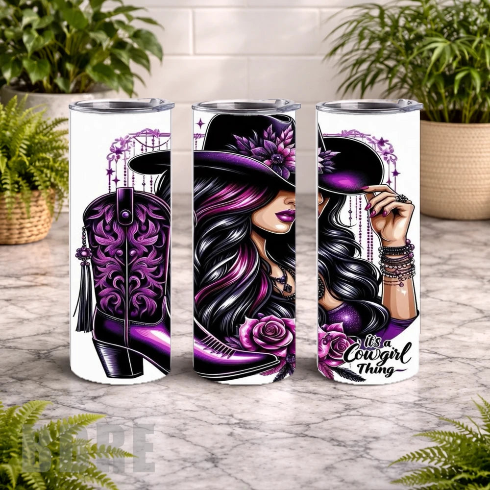 Cowgirl Chic 20 OZ Wrap Mockup