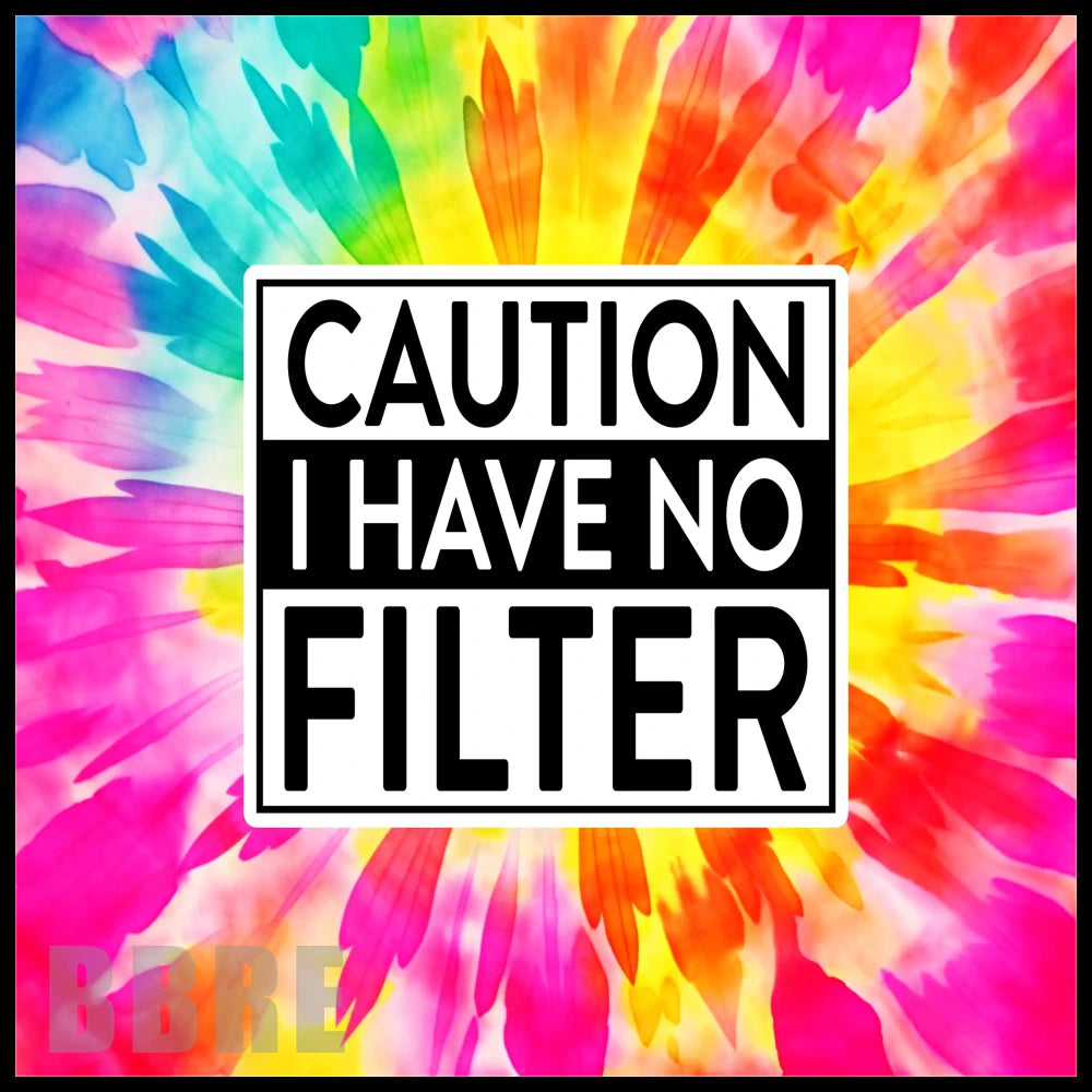No Filter Tumbler 20 OZ Sublimation Wrap