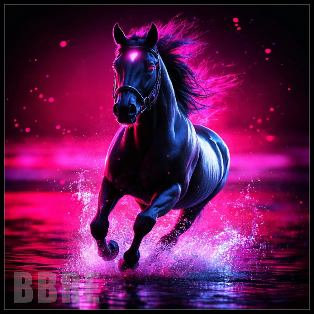 Neon Horse 20 OZ Sublimation Wrap