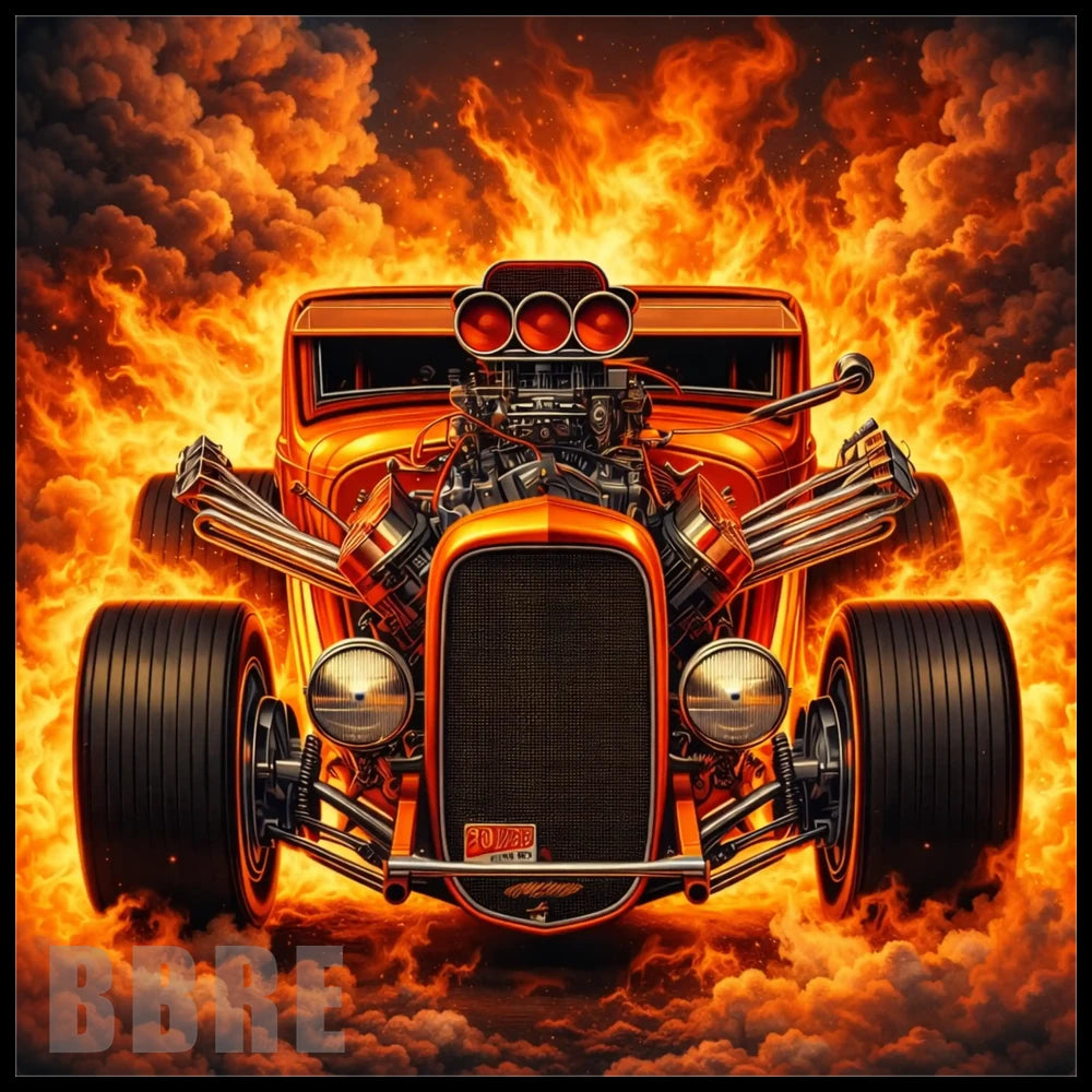 Flaming Hot Rod 20 OZ Sublimation Wrap