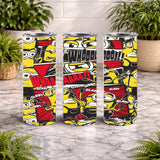 Minion Mayhem 20 OZ Wrap Mockup