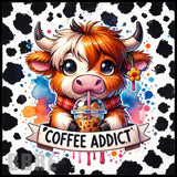 Coffee Addict 20 OZ Sublimation Wrap