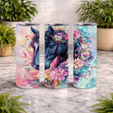 Floral Horse 7 20 OZ Wrap Mockup