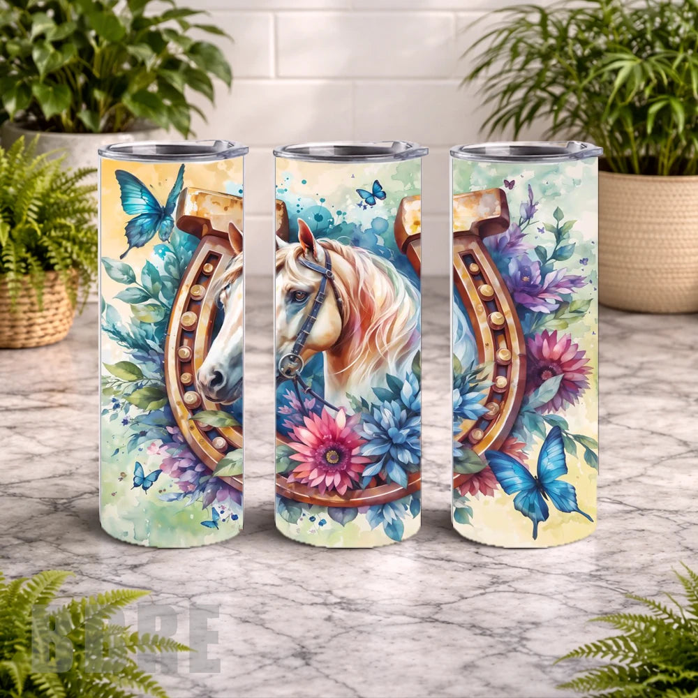 Horseshoe Beauty 20 OZ Wrap Mockup
