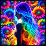 Rainbow Hair 20 OZ Sublimation Wrap