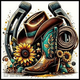 Cowboy Boots 20 OZ Sublimation Wrap