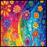 Floral Burst 16 20 OZ Sublimation Wrap