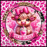 Sassy Cow 20 OZ Sublimation Wrap