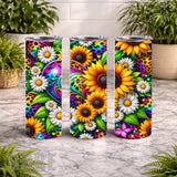 Floral Heart 20 OZ Wrap Mockup