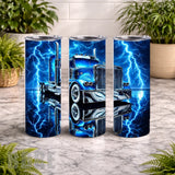 Lightning Truck 20 OZ Wrap Mockup