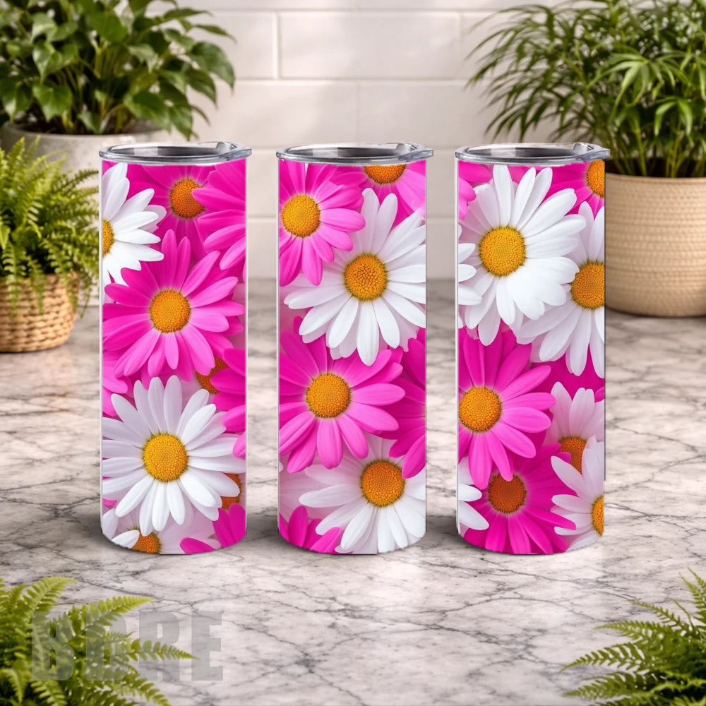 Floral Delight 20 OZ Wrap Mockup