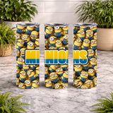 Minion Mania 20 OZ Wrap Mockup