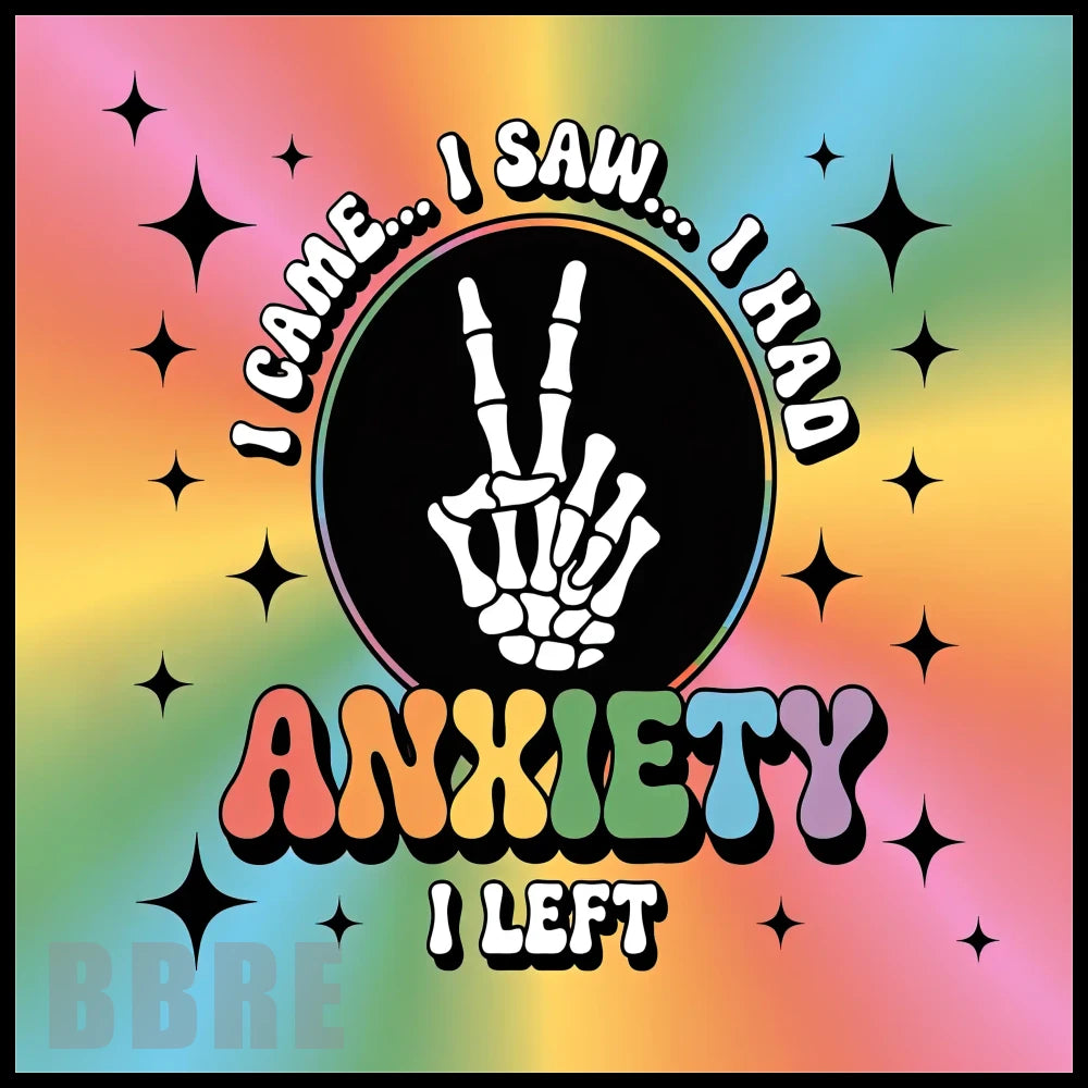 Anxiety Tumbler 20 OZ Sublimation Wrap