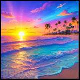 Tropical Sunset 4 20 OZ Sublimation Wrap
