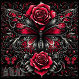 Rose Butterfly 20 OZ Sublimation Wrap