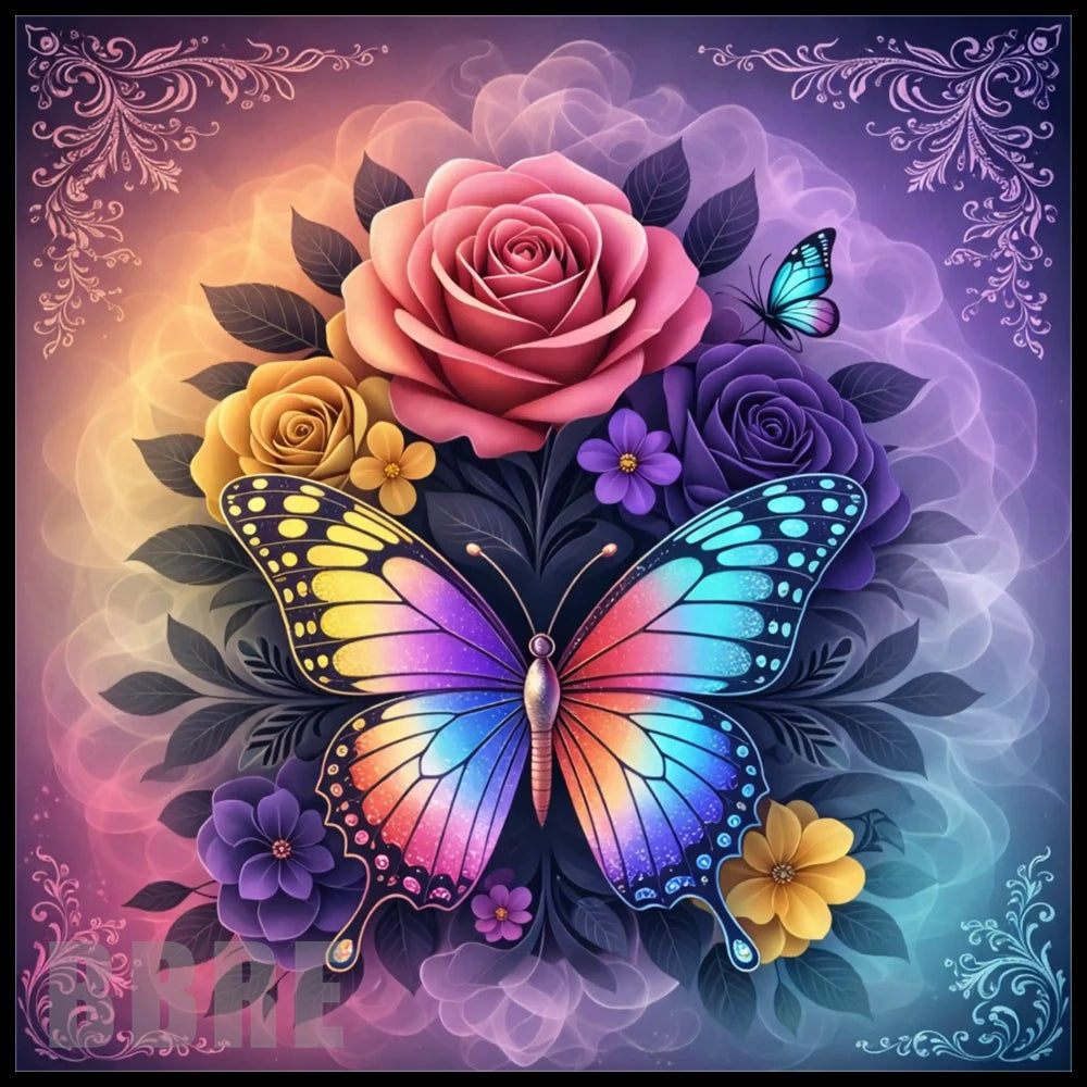 Butterfly Blossom 16 20 OZ Sublimation Wrap