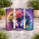 Butterfly Blossom 16 20 OZ Wrap Mockup