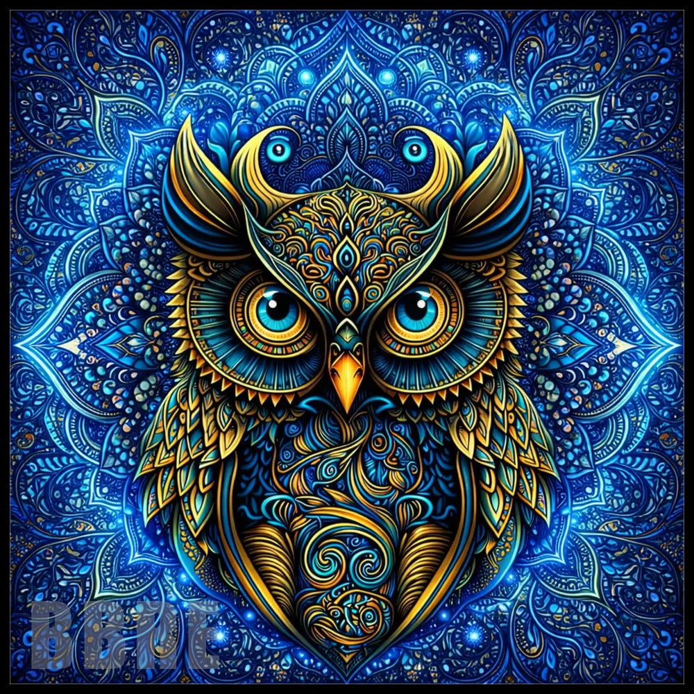 Majestic Owl 4 20 OZ Sublimation Wrap