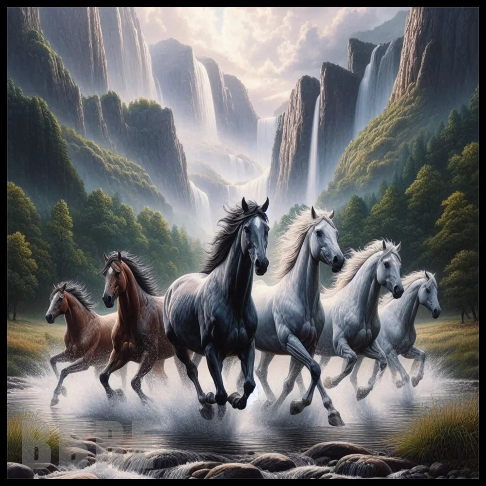 Majestic Horses 6 20 OZ Sublimation Wrap