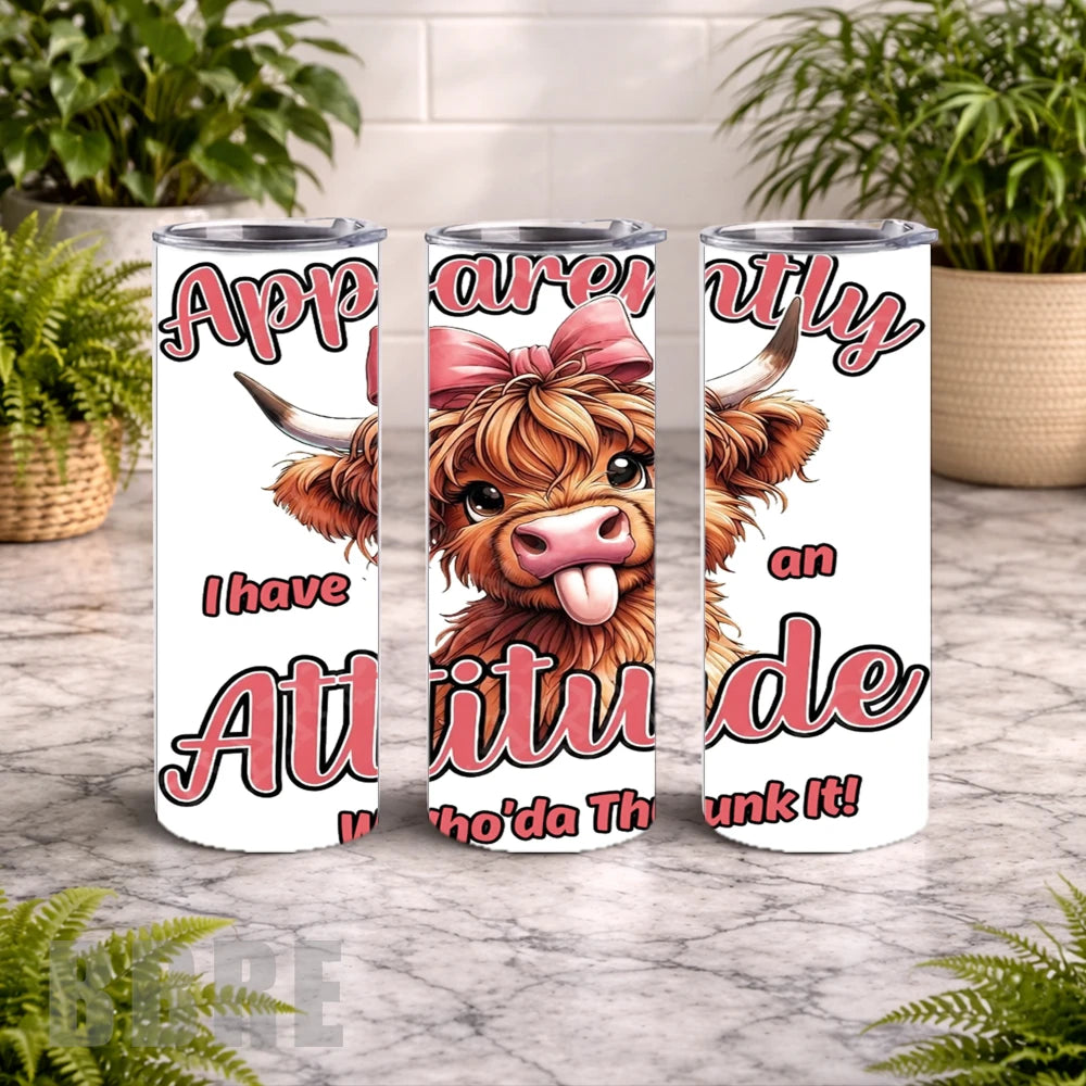 Highland Cow 7 20 OZ Wrap Mockup