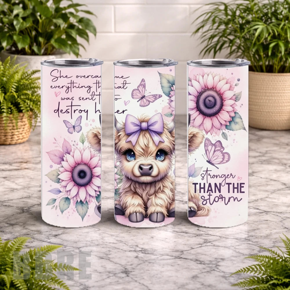 Cute Calf 20 OZ Wrap Mockup