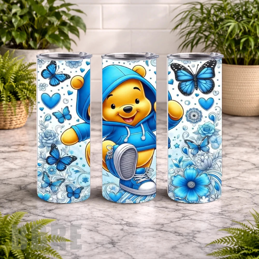 Blue Bear 20 OZ Wrap Mockup