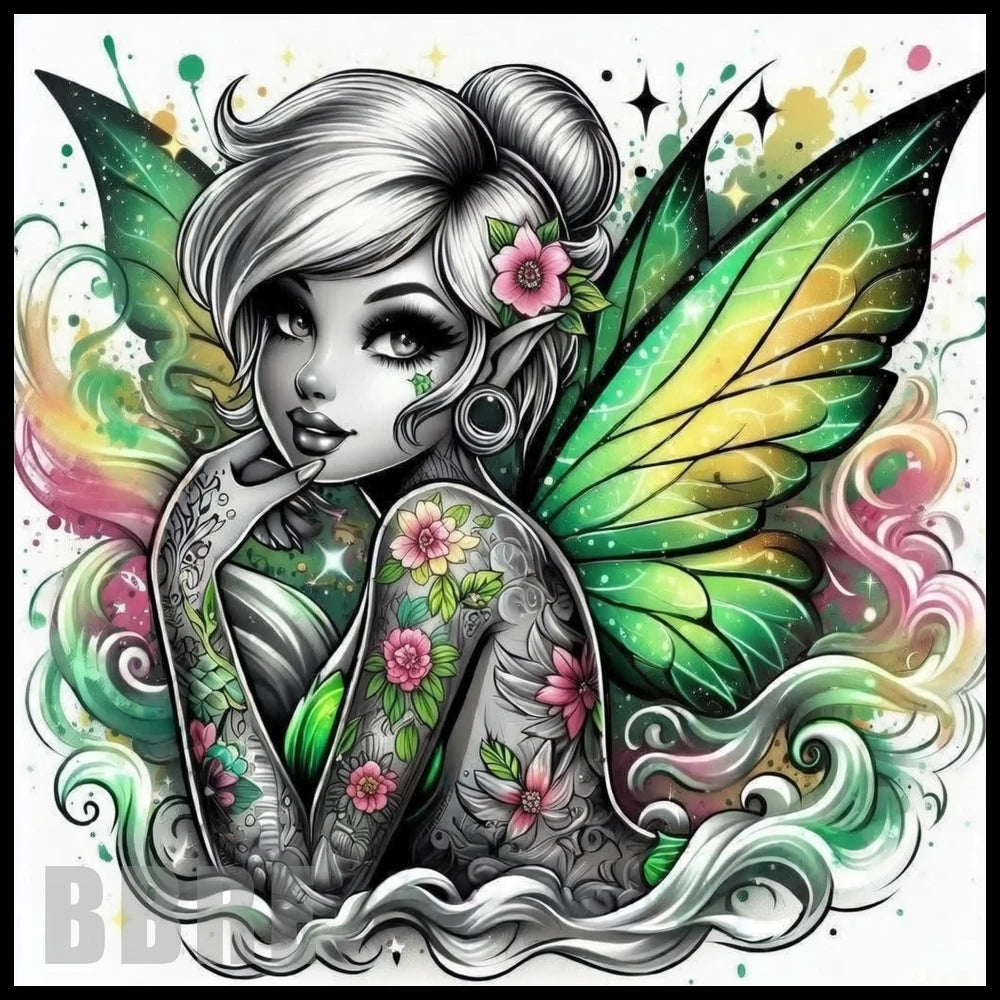 Floral Fairy 20 OZ Sublimation Wrap