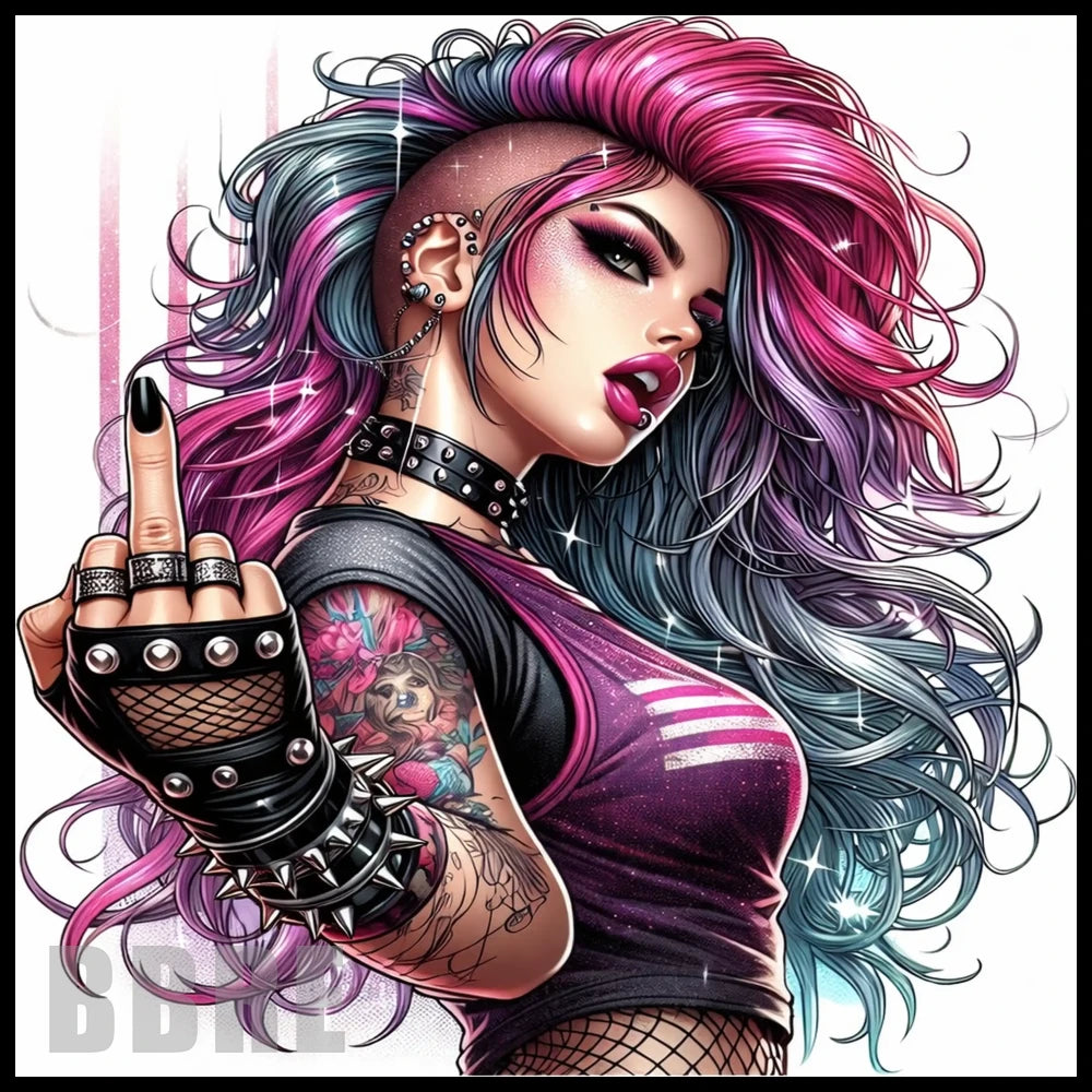 Rebellious Beauty 20 OZ Sublimation Wrap